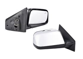 Espejo Cromado Con Desempañante Con Luz Eléctrico Lado Pasajero