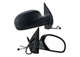 Espejo Abatible Negro Con Desempañante Con Direccional Con Luz Eléctrico Con Memoria Lado Pasajero
