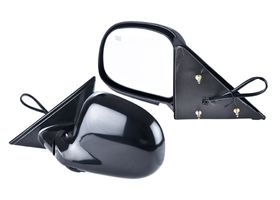 Espejo Negro Con Desempañante Eléctrico 5 Pines Lado Conductor