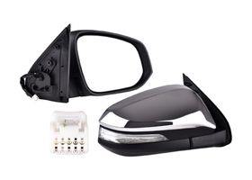 Espejo Cromado Con Direccional Eléctrico 5 Pines Lado Pasajero