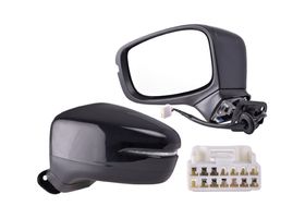 Espejo Para Pintar Con Desempañante Con Direccional Eléctrico 7 Pines Lado Conductor