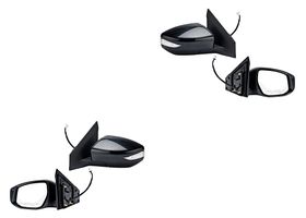 Par De Espejos Para Pintar Con Desempañante Con Direccional Eléctrico 7 Pines