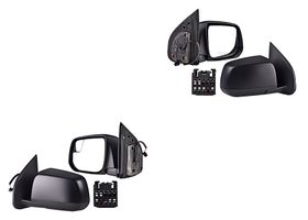 Par De Espejos Para Pintar Eléctrico 3 Pines