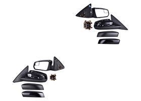 Par De Espejos Para Pintar/Corrugado Eléctrico Con Punto Ciego