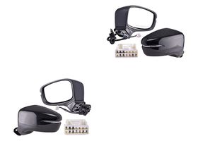 Par De Espejos Para Pintar Con Desempañante Con Direccional Eléctrico 7 Pines