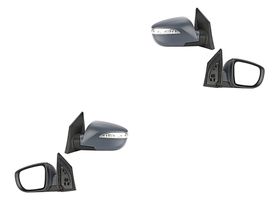 Par De Espejos Eléctrico Abatible Para Pintar Con Desempañante Con Direccional Eléctrico