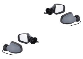 Par De Espejos Para Pintar Con Desempañante Eléctrico 5 Pines