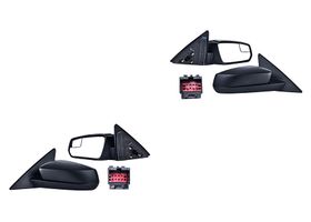 Par De Espejos Corrugado Eléctrico Con Punto Ciego