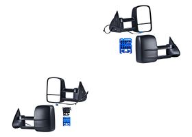 Par De Espejos Corrugado Eléctrico 3 Pines