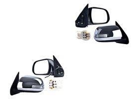 Par De Espejos Cromado Con Direccional Eléctrico 5 Pines
