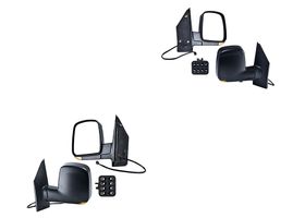 Par De Espejos Corrugado Con Desempañante Con Direccional Eléctrico 7 Pines