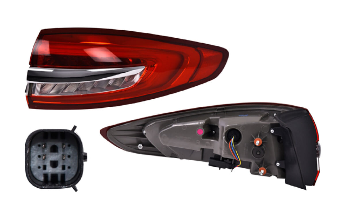 Calavera Exterior Con Leds Lado Pasajero