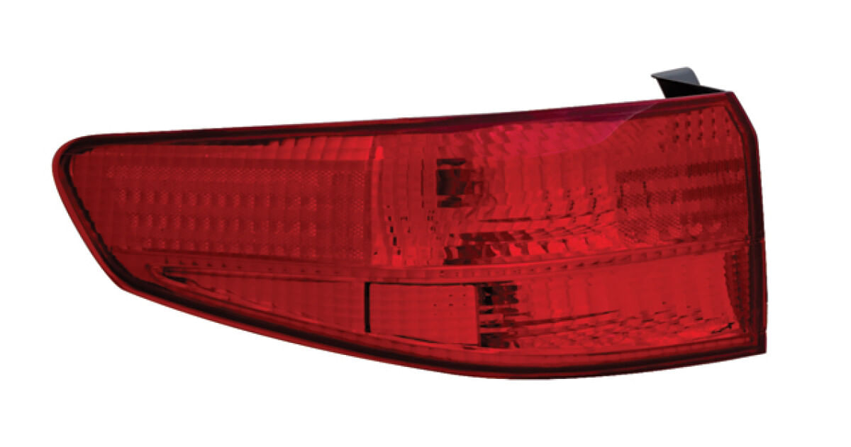 Calavera Exterior Roja Lado Conductor