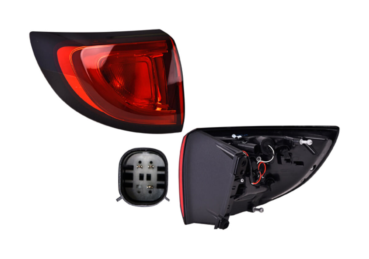 Calavera Exterior Con Leds Lado Conductor