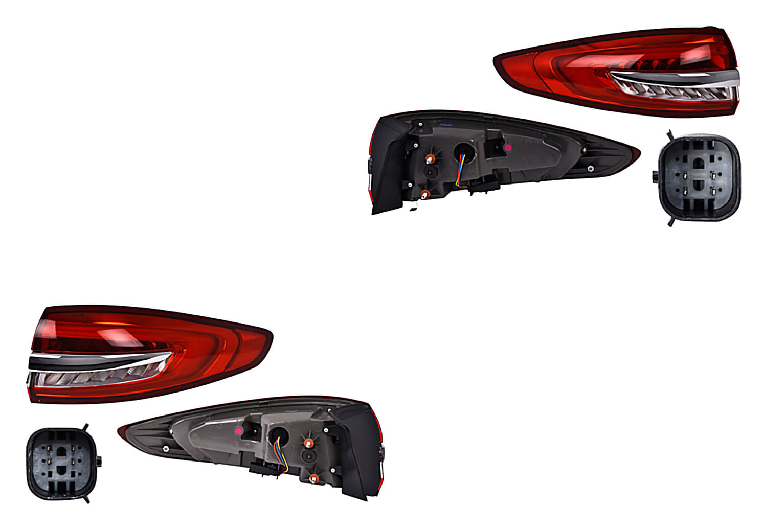 Par De Calaveras Exterior Con Leds