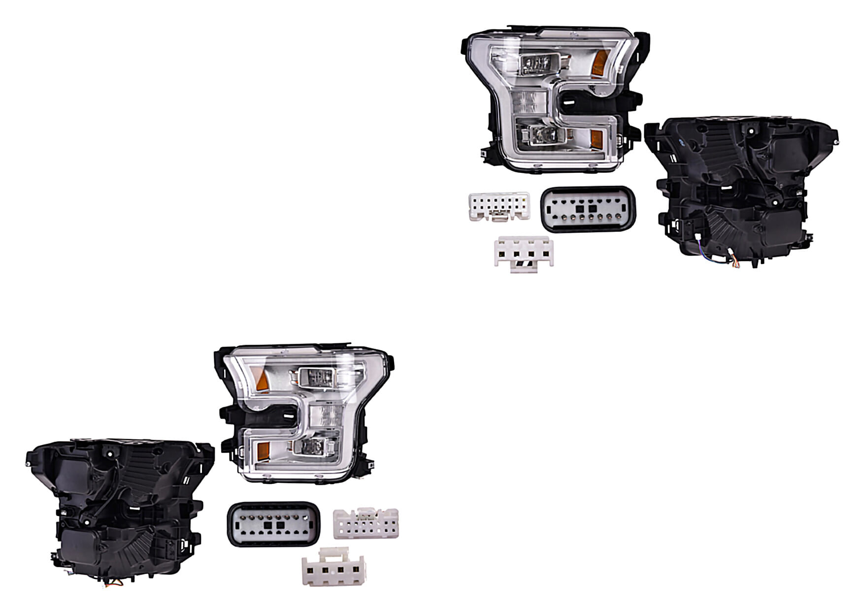 Par De Faros Con Leds