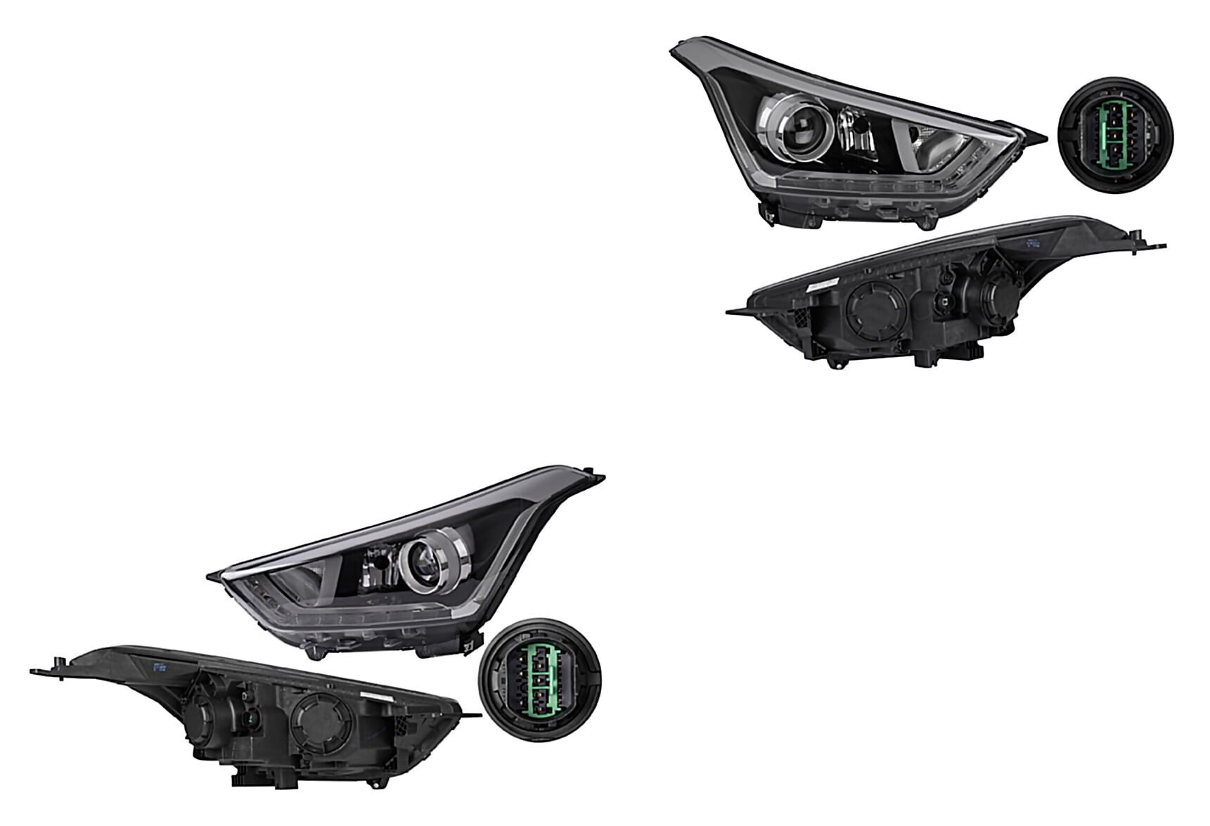 Par De Faros Con Leds