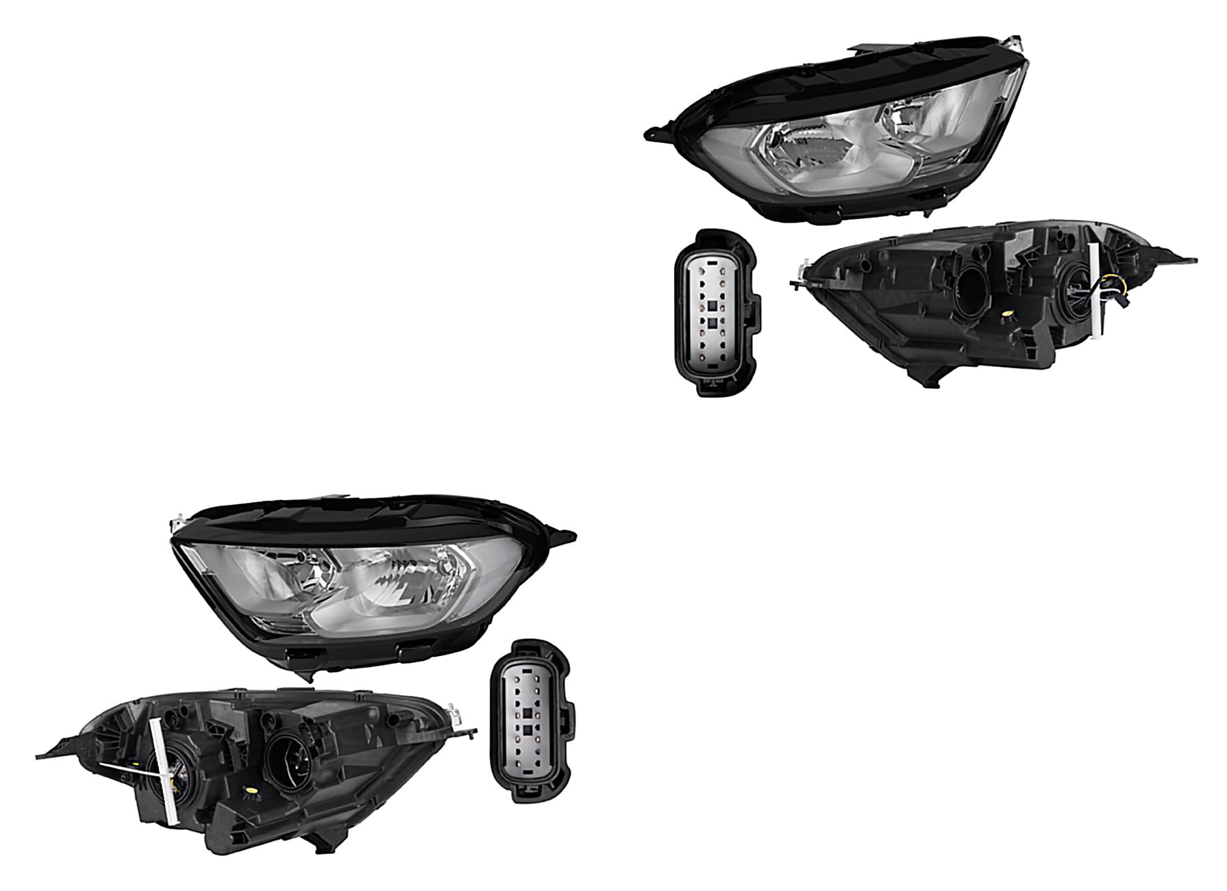 Par De Faros Con Motor Eléctrico