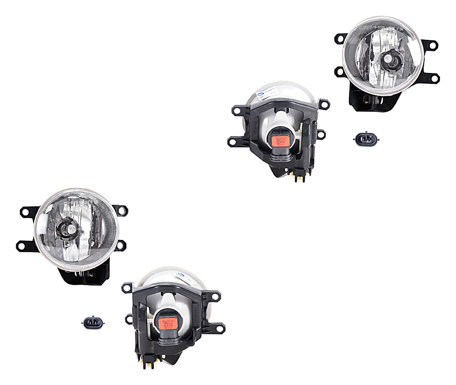 Par De Faros Para Niebla Con Base
